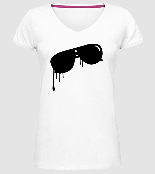 Ne topim model alb pe tricou
