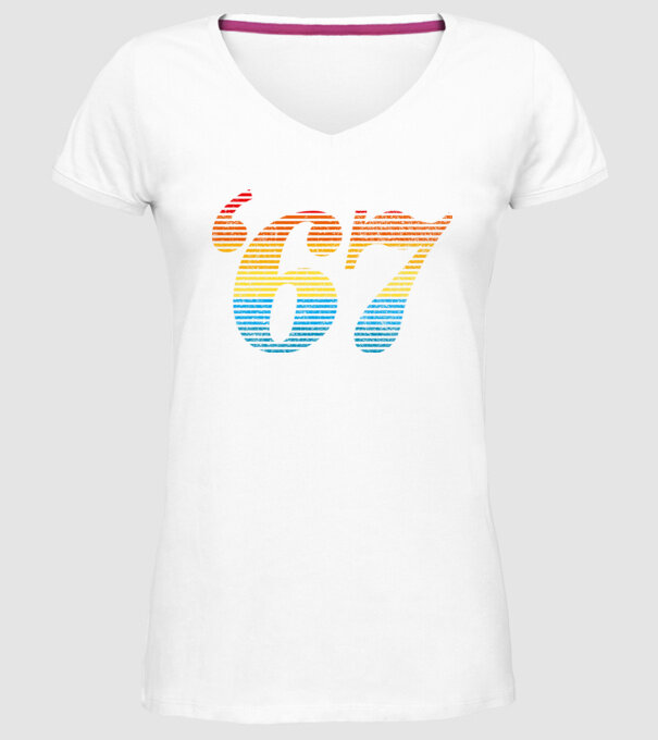 Retro Birthday 1967 model alb pe tricou