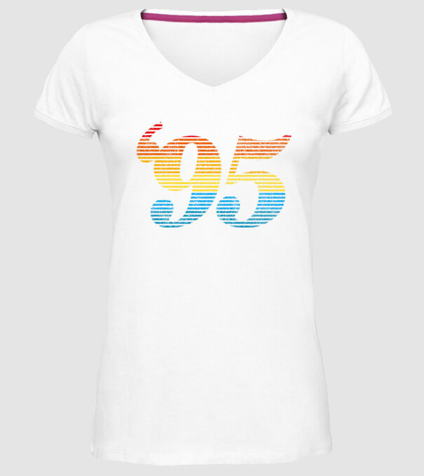 Retro Birthday 1995 model alb pe tricou