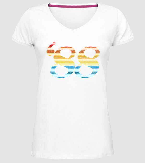 Retro Birthday 1988 model alb pe tricou
