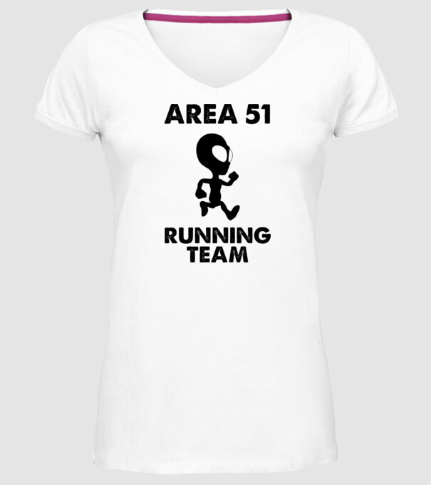 Storm area 51 running team black model alb pe tricou