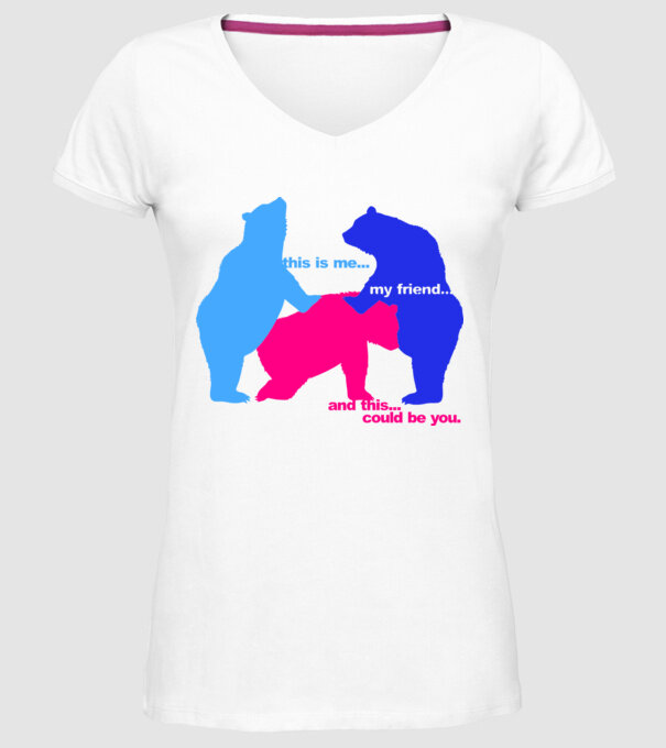 This is me... model alb pe tricou