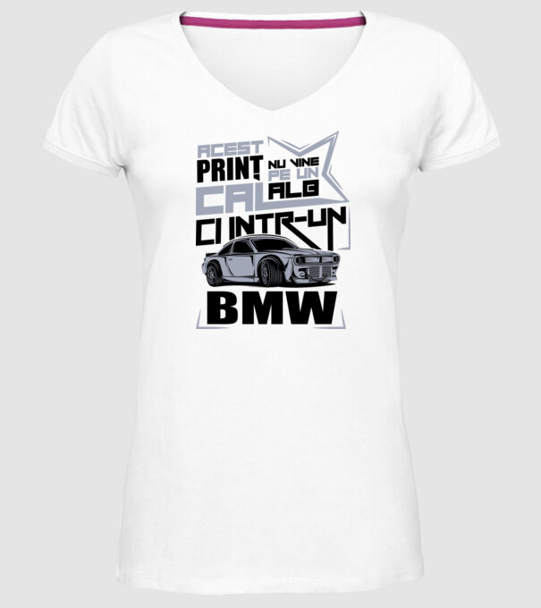 Acest prinț nu vine pe un cal alb, ci într-un BMW model alb pe tricou