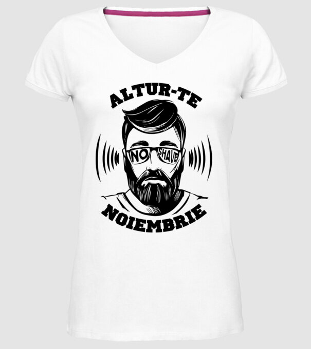 alătură-te - noiembrie model alb pe tricou