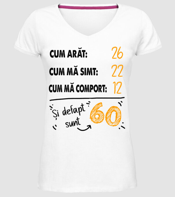 Aspect, senzație, comportament 60 Alb model alb pe tricou