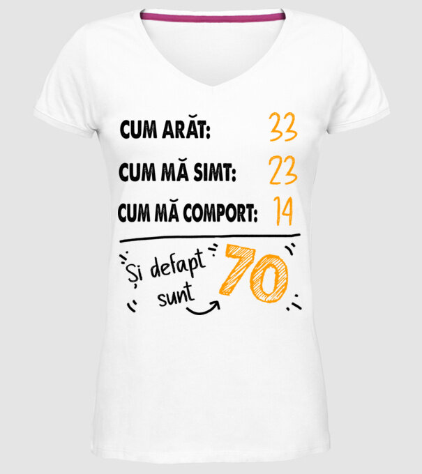 Aspect, senzație, comportament 70 Alb model alb pe tricou