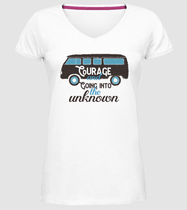 Autobuze model alb pe tricou