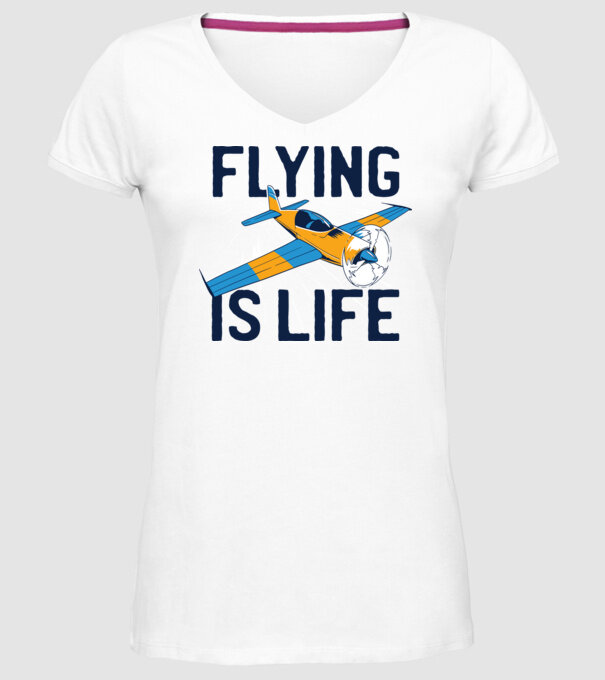 Avioane model alb pe tricou