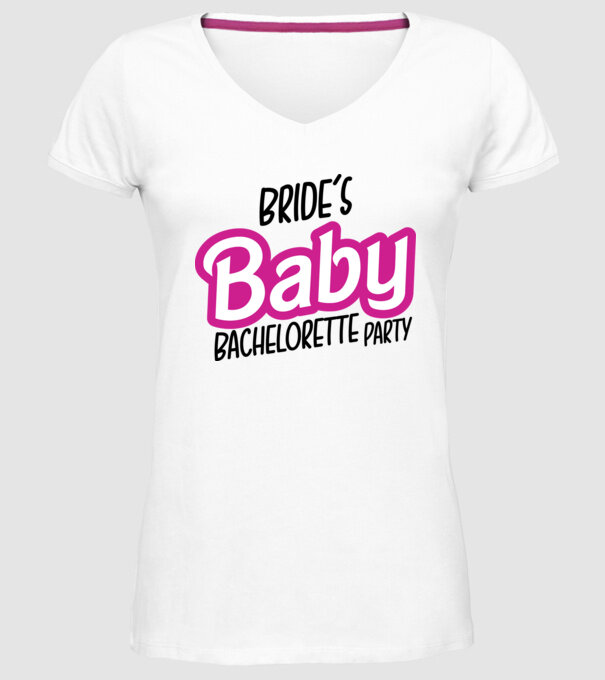 Bride Barbies baby model alb pe tricou