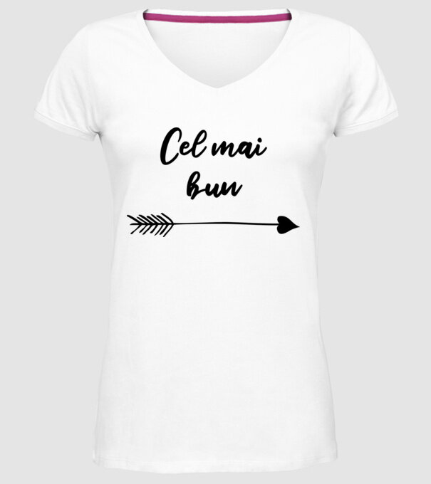 cel mai bun model alb pe tricou