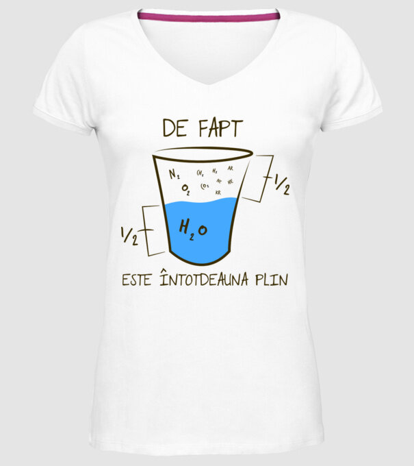 de fapt, este întotdeauna plin model alb pe tricou