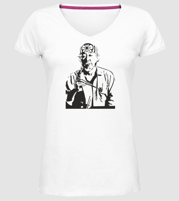 Miyagi cobra kai model alb pe tricou