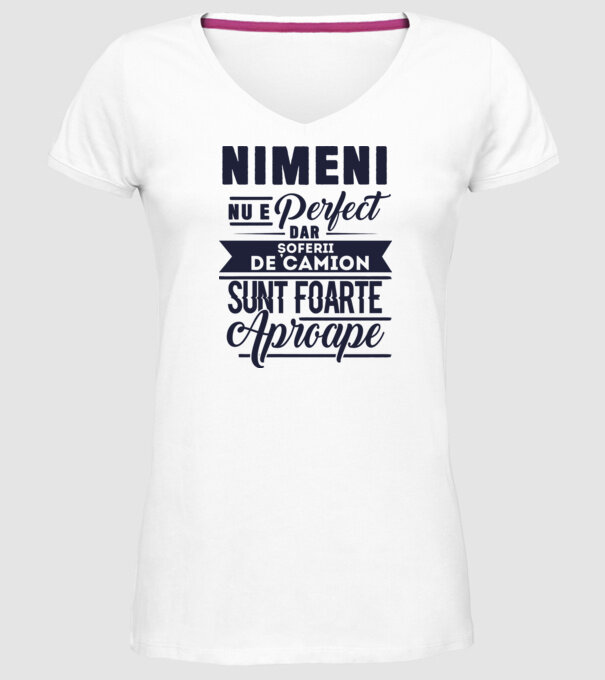 Nimeni nu e perfect, dar șoferii de camion sunt foarte aproape model alb pe tricou