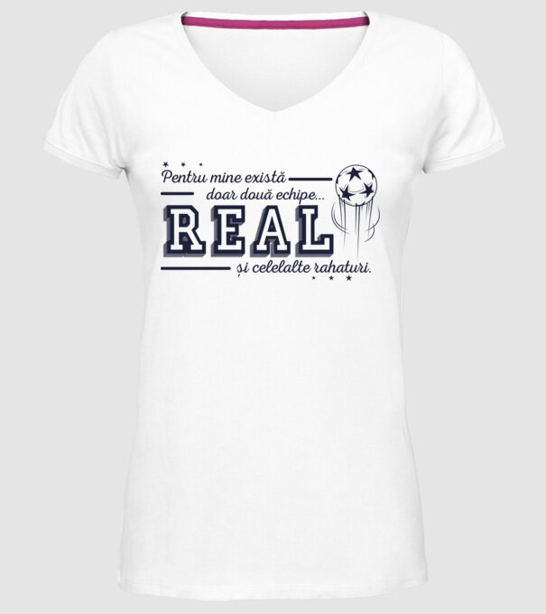 Pentru mine există doar două echipe, Real și celelalte rahaturi model alb pe tricou