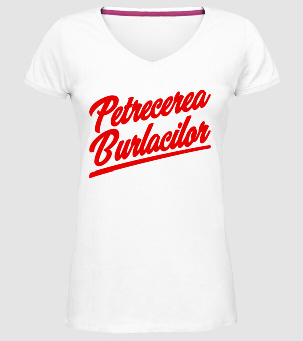 petrecerea burlăcițelor model alb pe tricou