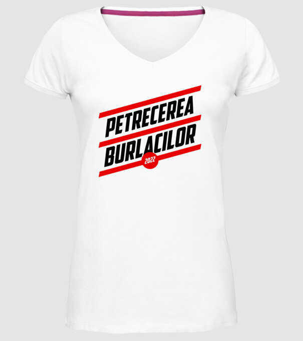 petrecerea burlacilor model alb pe tricou