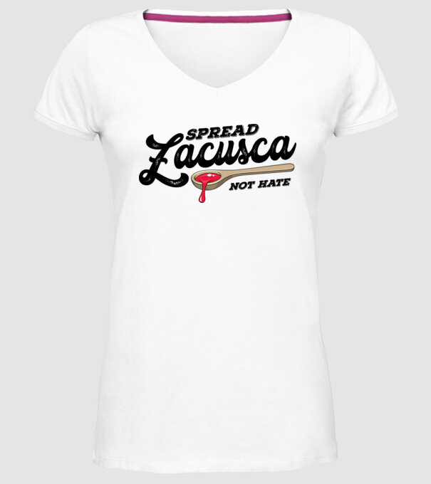 România Zacusca  model alb pe tricou