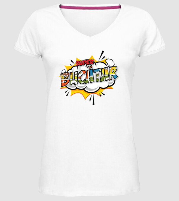 Super Bucătar model alb pe tricou