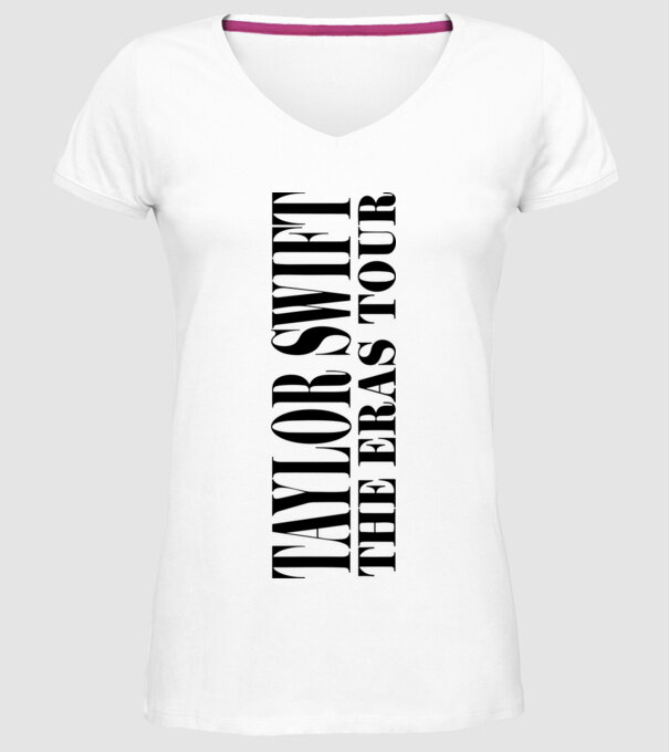 Taylor Swift Eras tour back 2 model alb pe tricou