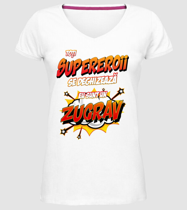 toți supereroii se deghizează, eu sunt un zugrav model alb pe tricou