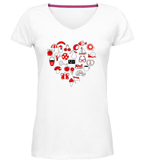  model  pe tricou