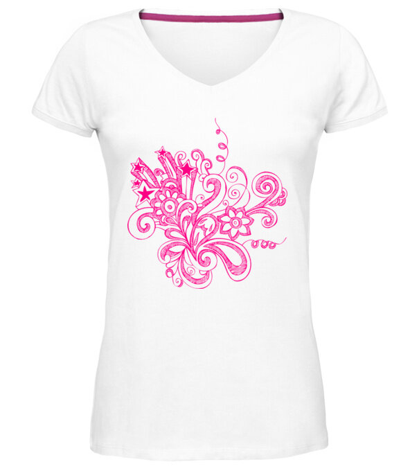  model  pe tricou