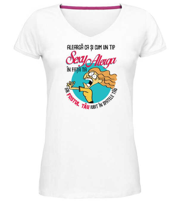  model  pe tricou