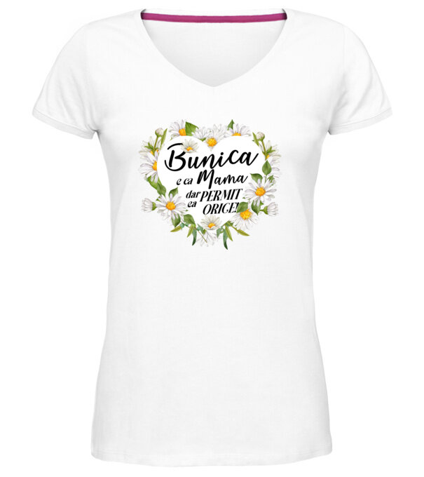  model  pe tricou