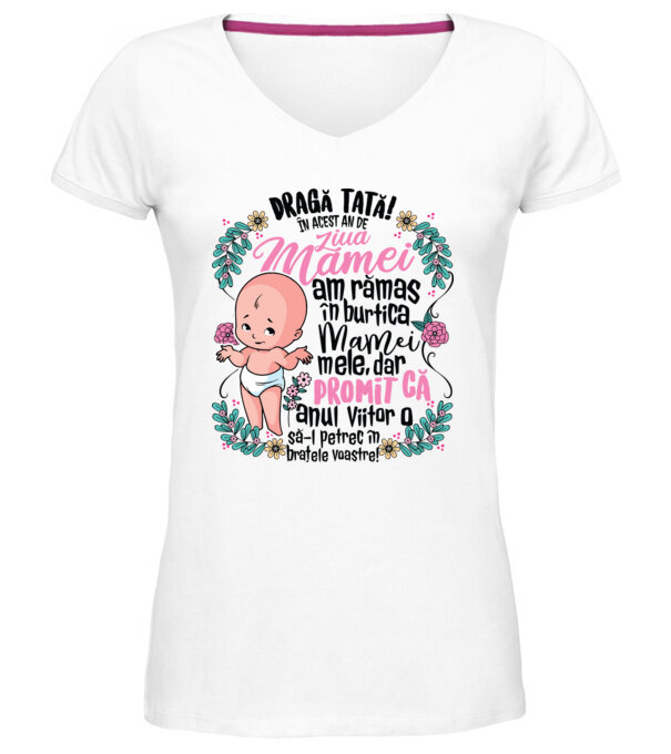  model  pe tricou