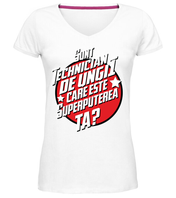  model  pe tricou
