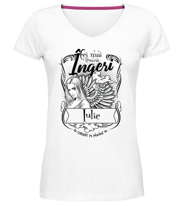 model  pe tricou