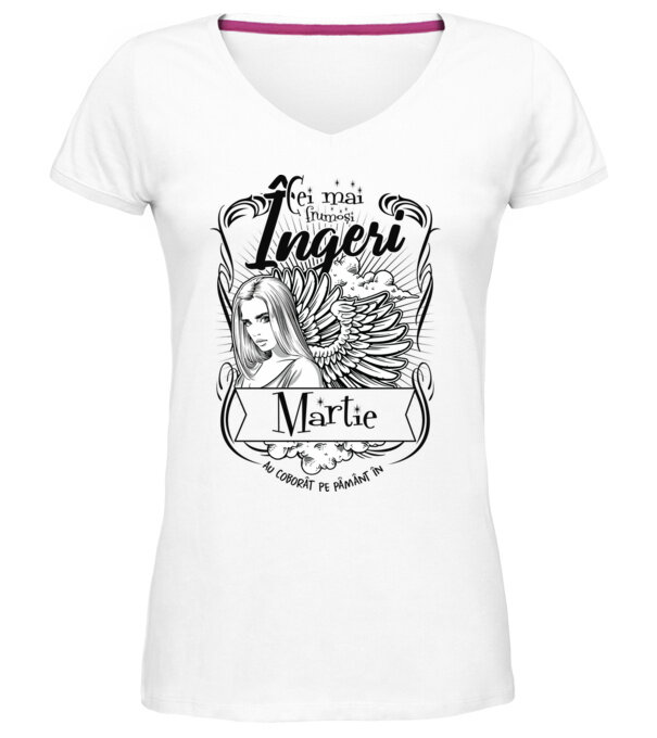 model  pe tricou