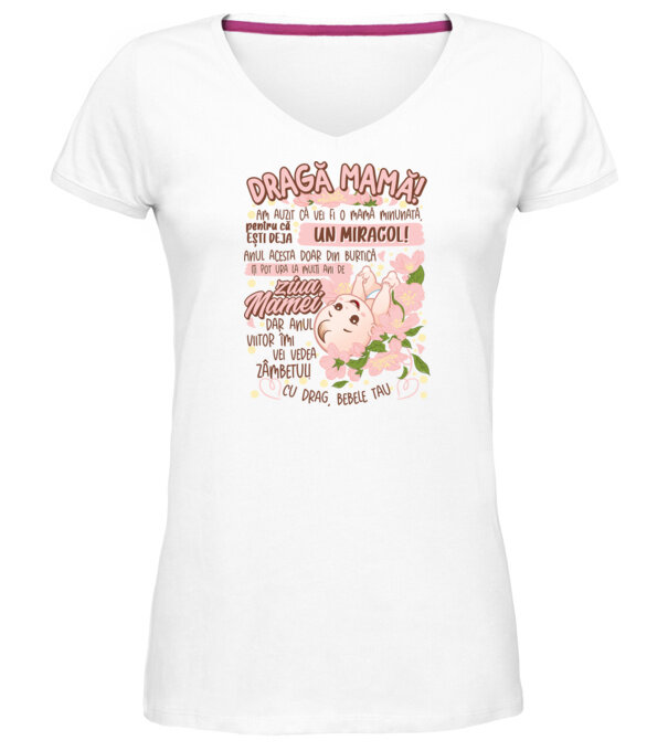  model  pe tricou