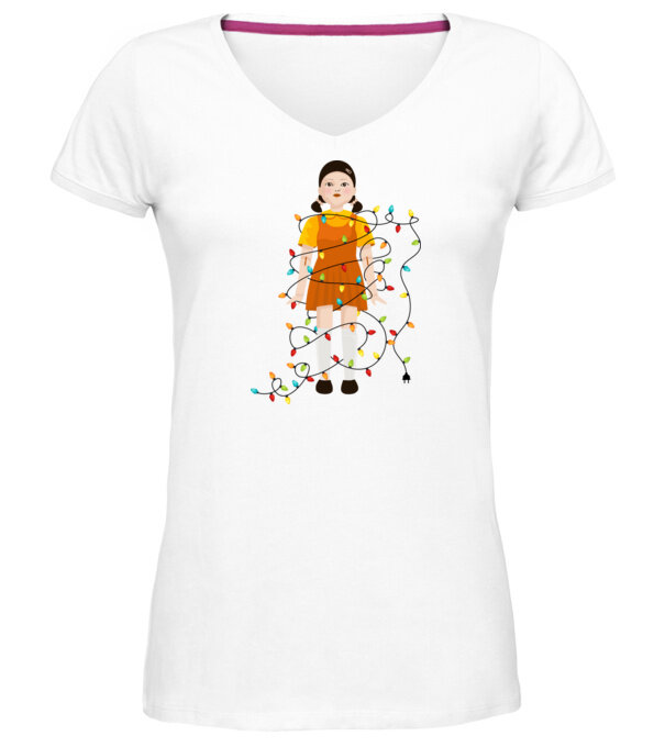  model  pe tricou