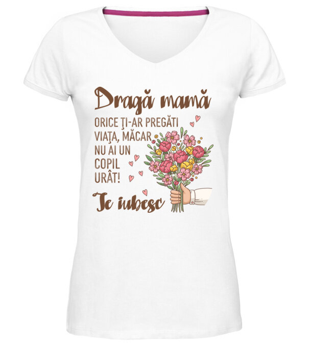  model  pe tricou