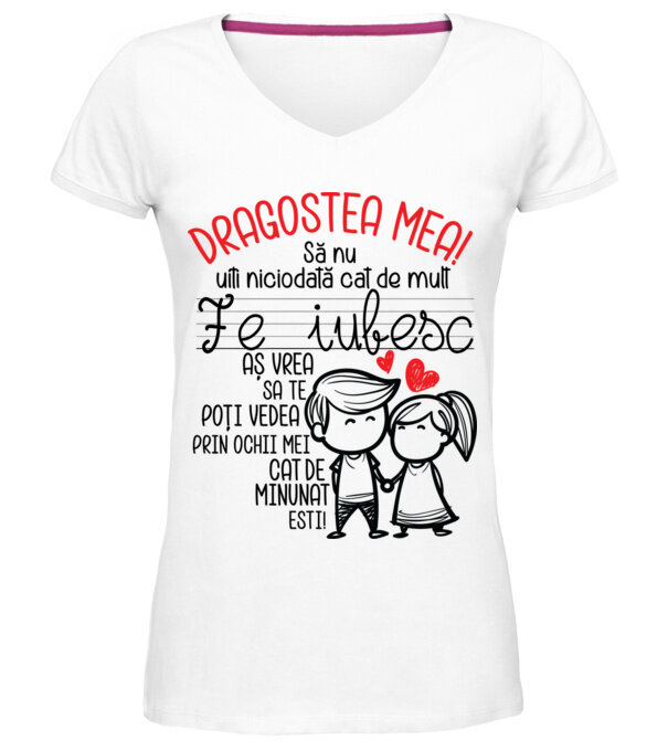  model  pe tricou