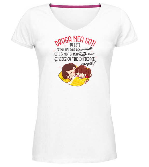  model  pe tricou