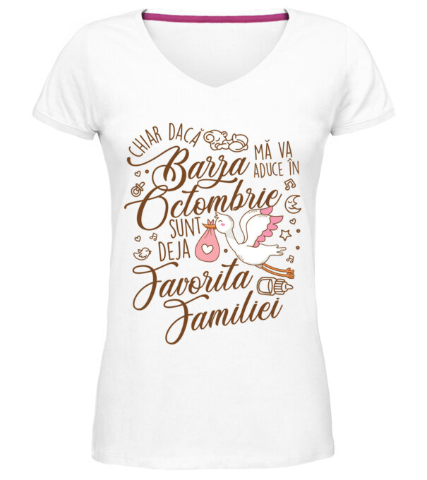  model  pe tricou