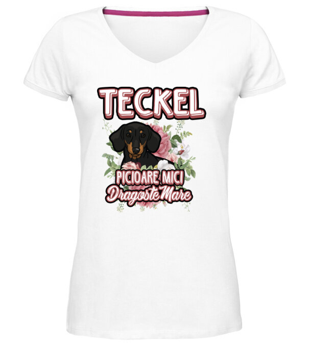  model  pe tricou