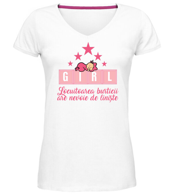  model  pe tricou