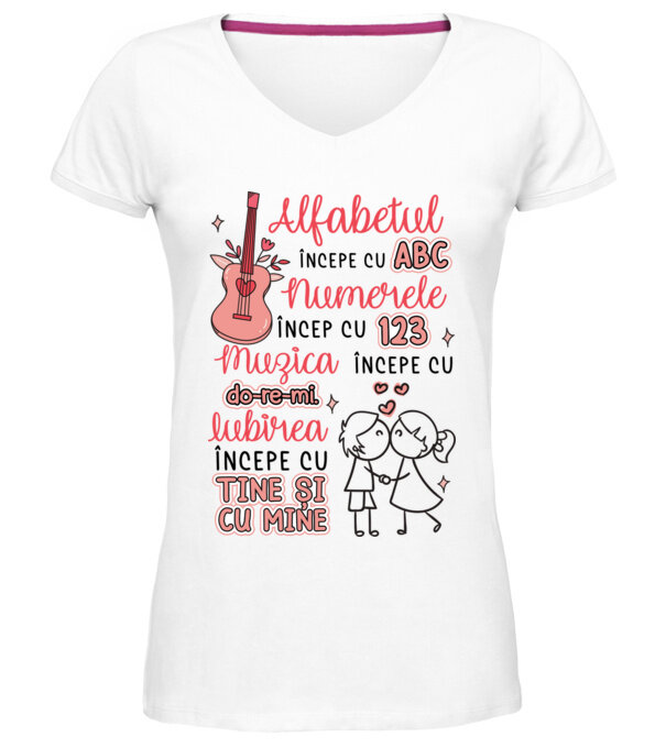  model  pe tricou