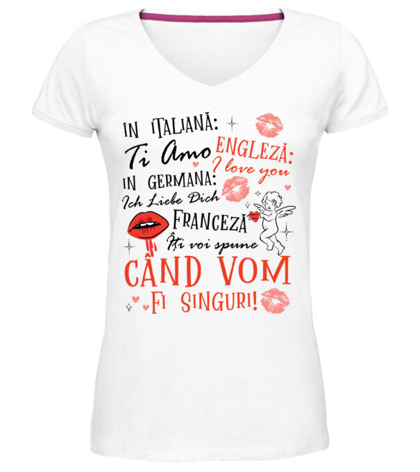  model  pe tricou