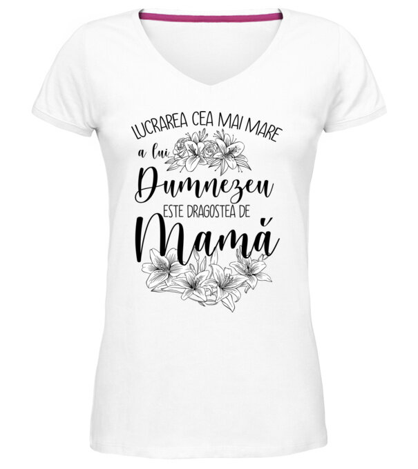  model  pe tricou