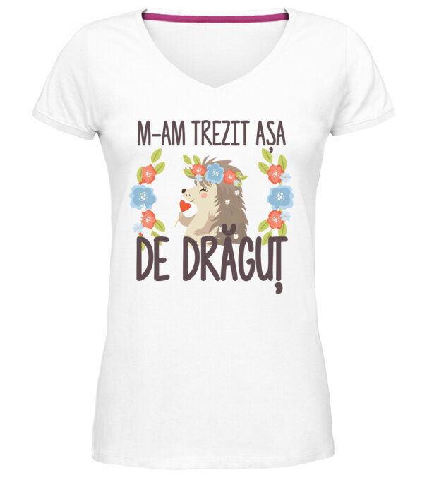  model  pe tricou