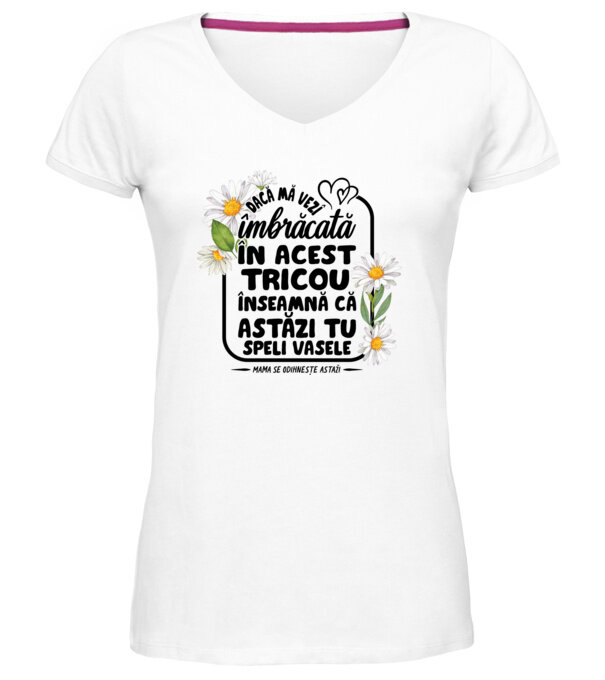  model  pe tricou