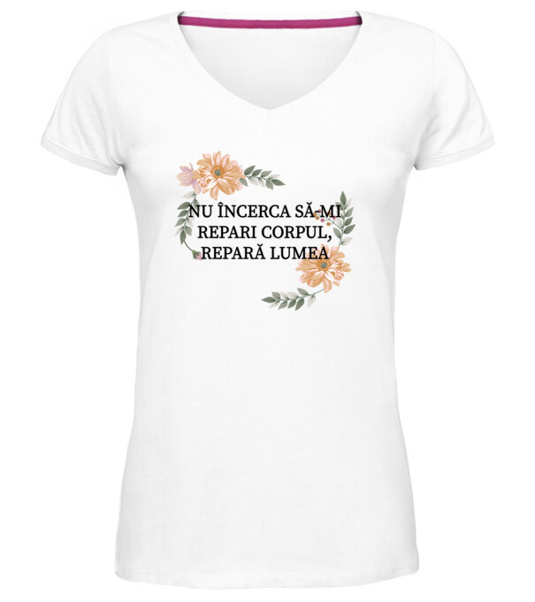  model  pe tricou