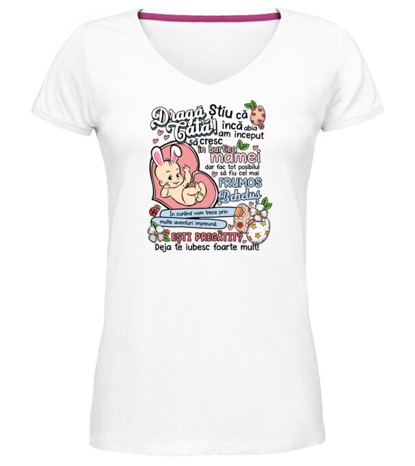  model  pe tricou