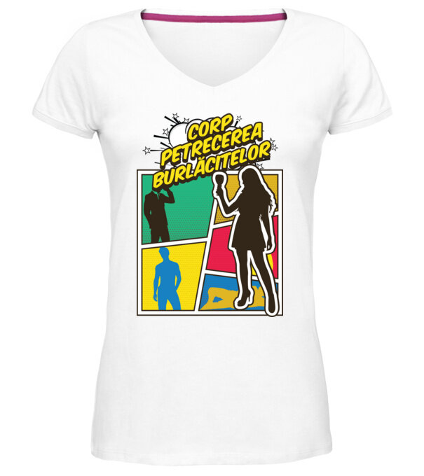  model  pe tricou