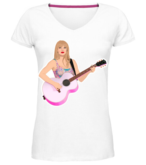  model  pe tricou