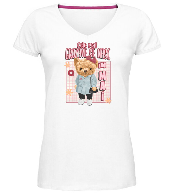  model  pe tricou